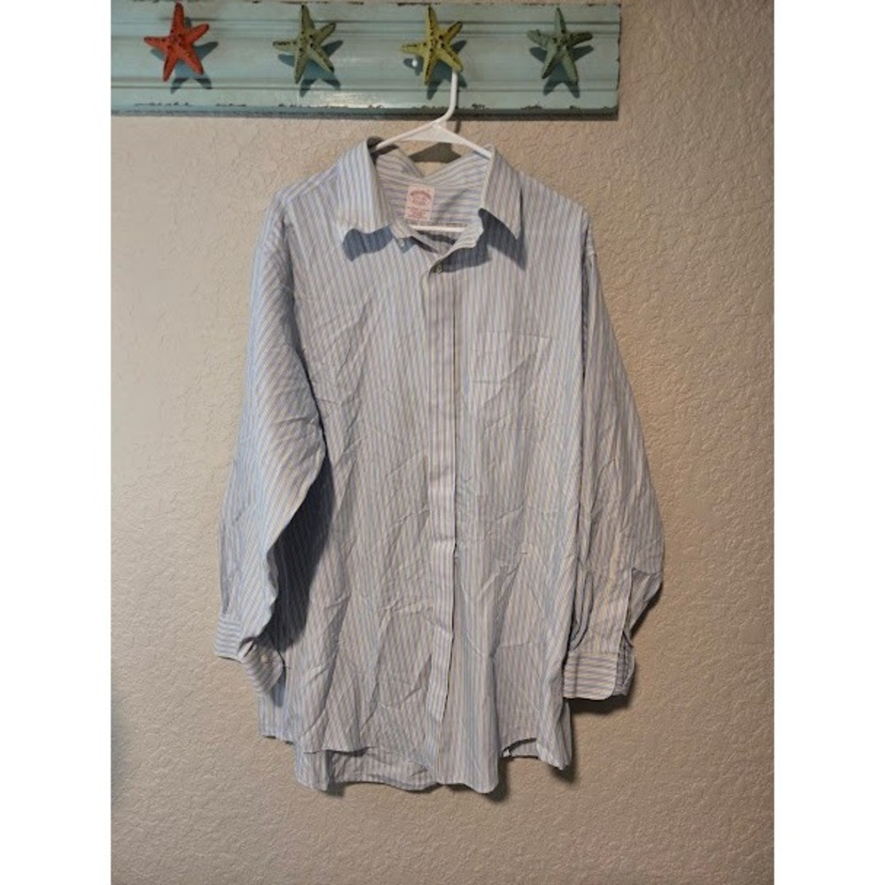 Brooks Brothers Blue Striped Button Down